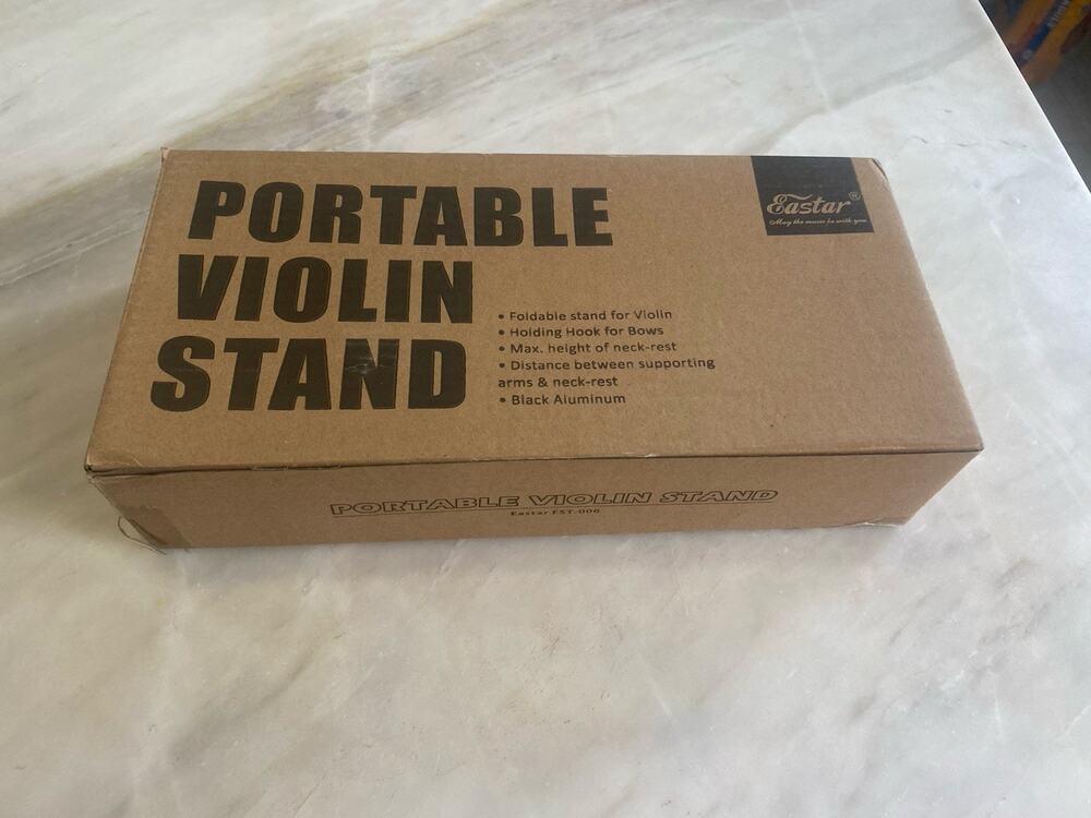 Eastar Violin / Viola Stand w/ Bows Hook Holder Portable Adjustable EST-006